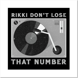 --Rikki Don't Lose That Number-- Posters and Art